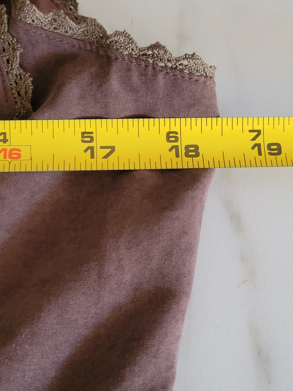 NWT Cider Coffee Brown Lace Trim Corset Vest Top XL - Picture 7 of 10